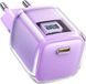 Acefast Chargeur A53 Violet - Charge Rapide USB-C 30W