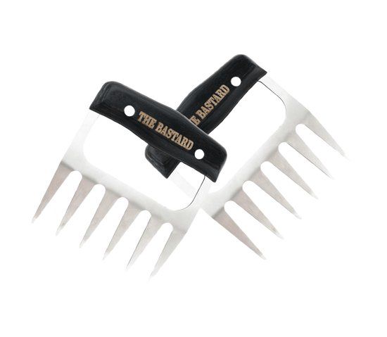 The Bastard Claws - Set van 2 - RVS - Zwart/Staal - BBQ Vork - BB406