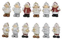 Christmas Gifts 88162 kerstfiguren, 19 cm, 4 verschillende designs, CE, meerkleurig