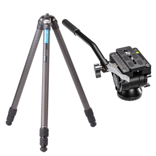 Leofoto Ranger carbon fiber tripod LS-323C with video head BV-10