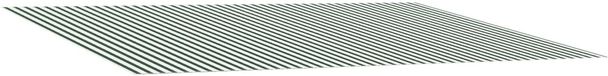 vidaXL - Tissu de remplacement - pour - parasol - Vert - et - Blanc - 450 - × - 350 - cm