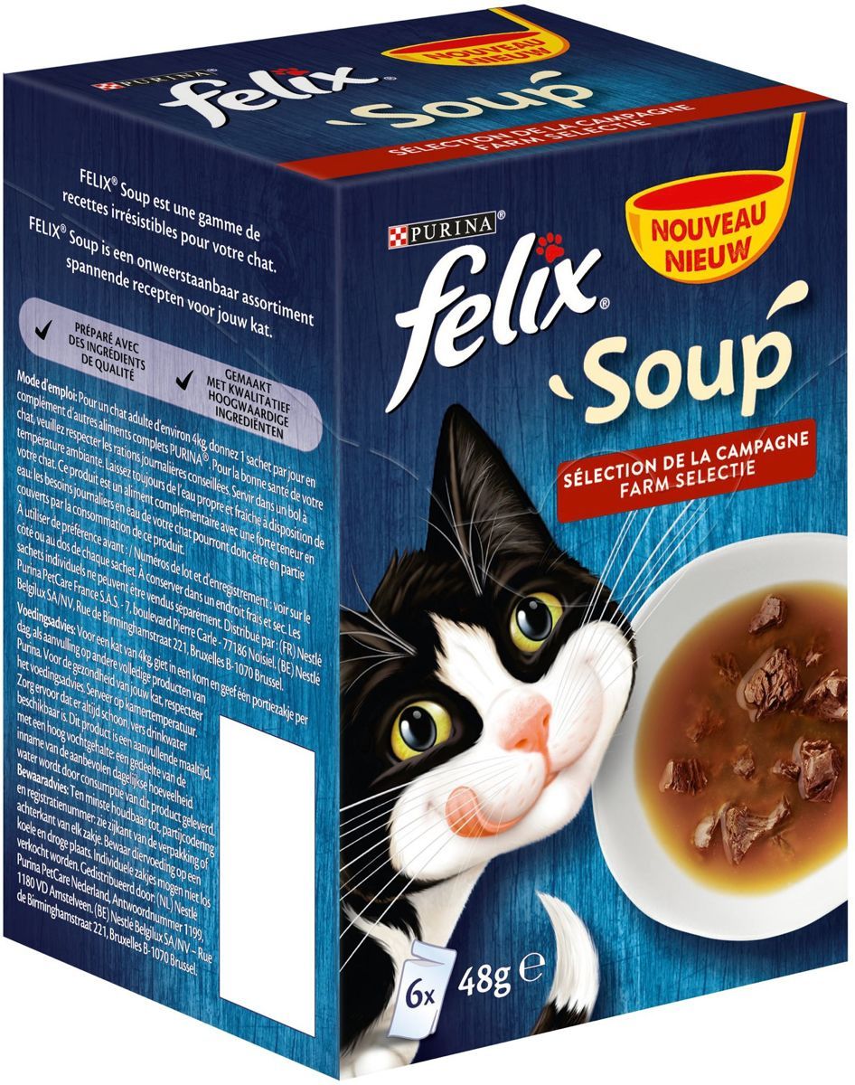 FELIX Soup Vlees Selectie - 4 x (6 x 48)