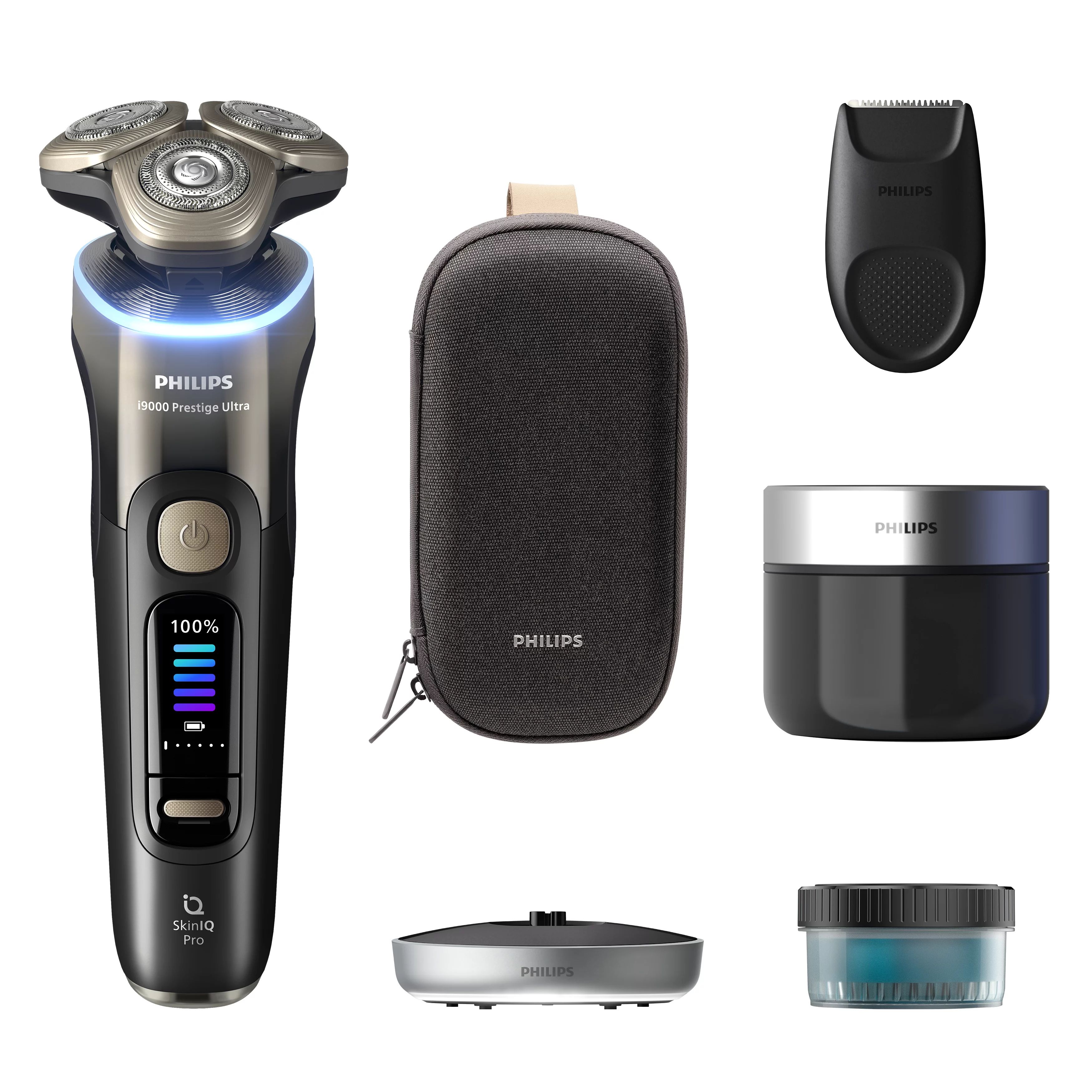 Philips i9000 Prestige Ultra XP9405/31 Wet&Dry elektrisch scheerapparaat met SkinIQ Pro