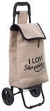 AC-Déco 5Five Boodschappentrolley Shopping - Jute Beige - 33 Liter