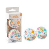 Decora, 0339877 36 stuks paaseierschoteltjes 50 x 32 mm voor het koken, presenteren en geven van muffins en lekkernijen, tot 180 °C, blisterverpakking, gemaakt in Italië