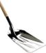 Talen Tools Schop Karlstad Aluminium Met Slijtstrip Essenhouten Steel 135 cm