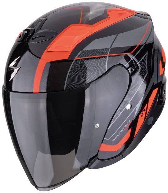Scorpion EXO-Z1 Vue Zwart Rood Jethelm