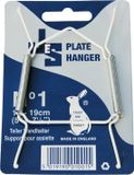 Jes! Bordenhanger en tegelhouder ophangsysteem - wit - Nr 1 voor 13-19cm (klein)