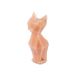 Homéa Kaars kattenvorm Arty blush 7 x 6 x 13 cm
