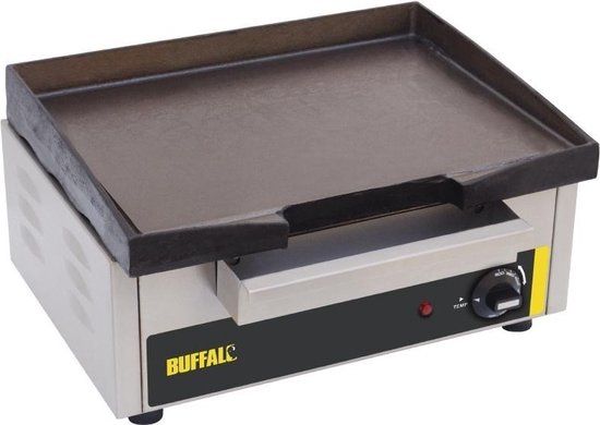 Buffalo Elektrische Bakplaat RVS | 44x37cm - Zwart