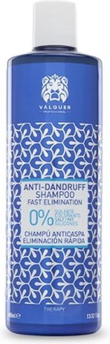 Valquer vlquer Shampoo Anticaspa. Removes Dandruff Shampoo Zero; Without sulphates -400ml