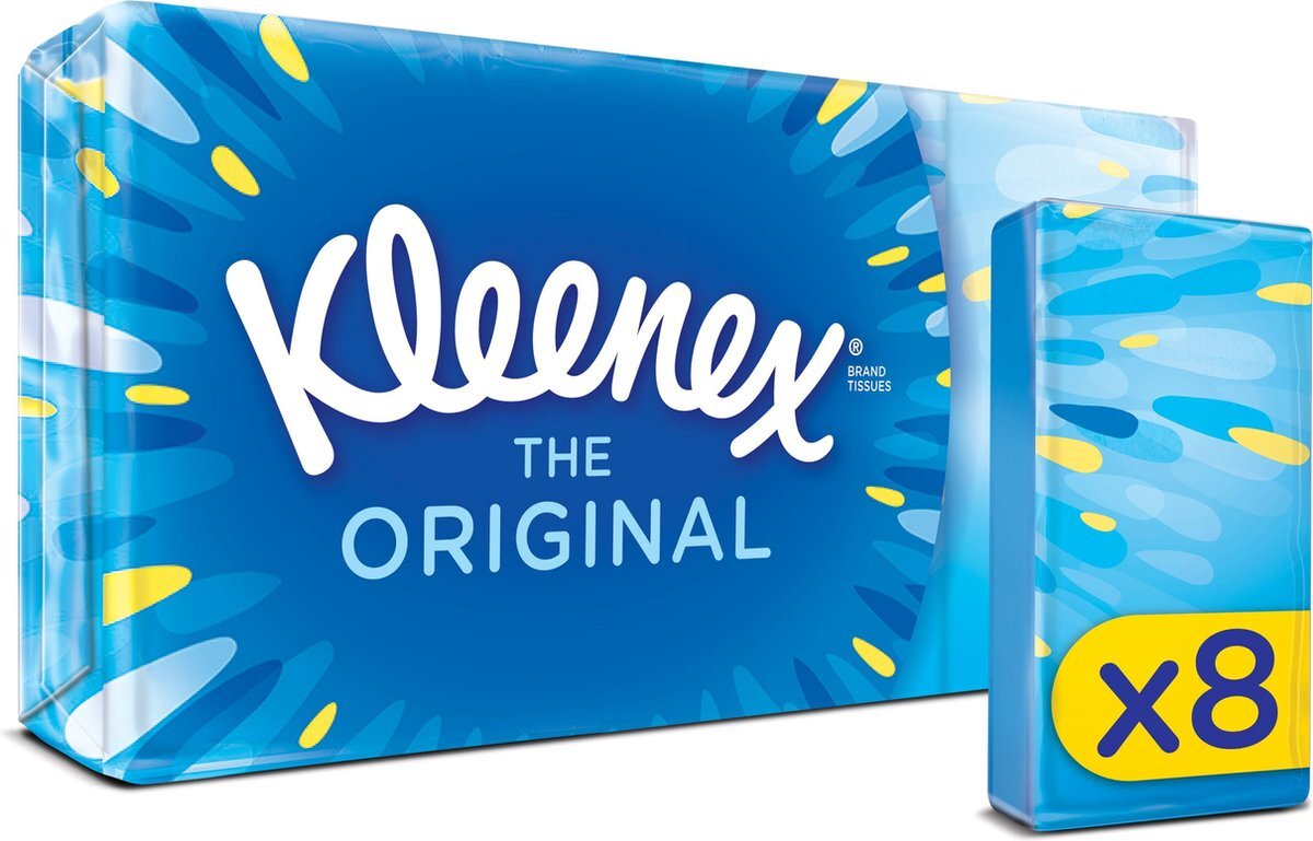 Kleenex The Original zakdoekjes - 8 stuks x 10