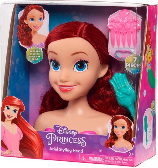 Disney Zeemeermin Kleine Ariel Modepop Kappop Hair Styling + Accessoires