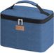 Sac isotherme - Isolé - Pliable - Portable - Pour déjeuner et pique-nique - Unisexe - Bleu foncé 9L