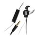 Techmade TM-YL-IP001-JUV Headset Bedraad In-ear Oproepen/muziek Zwart, Wit