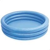 Intex 59416NP Crystal Blue Three Ring Inflatable Paddling Pool 1.14m x 25cm