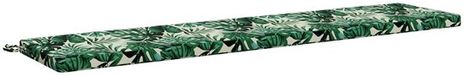 vidaXL Bankkussen SOEST 100% Polyester Bladpatroon 200 x 40 x 5 cm