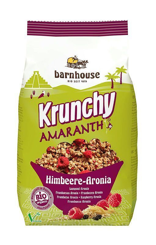 Barnhouse Krunchy amaranth framboos aronia bio 375g