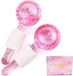 Bodybite - Rouleau de jade - Appareil de massage facial - 2 pièces - Rose