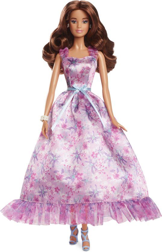 Barbie Signature Verjaardagspop - Met roze jurk - Modepop