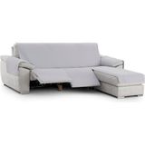 ECOMMERC3 Chaise Long-bankhoes, rechts gewatteerd, antislip, grijs, volledige bescherming, comfort en stijl in design, verstelbaar en wasbaar