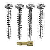 Vasalat HRK-Set-4Gr-VG-Silber-PZ Spax houtschroevenset, zilver