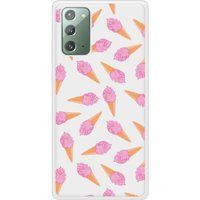 Samsung Bedrukt siliconen hoesje compatibel met Galaxy Note 20 Glace Rose
