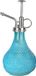 Esschert Design plantenspuit/vernevelaar - glas - caribbean blauw/zilver - 20.5 cm