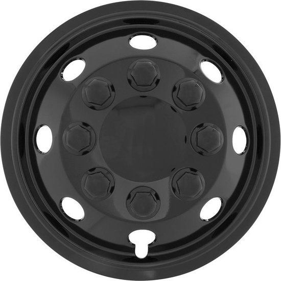 Autostyle Wieldoppen 16 inch Utah Zwart - ABS