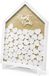Partydeco Sp. Z O. O. Livre d'or/livre de réception Maison - Mariage - avec mini cartes de vœux - 43 x 31 cm