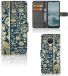 B2Ctelecom Book Case voor Nokia G10 | G20 Hoesje Beige Flowers