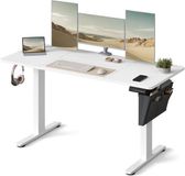 Songmics Bureau – Elektrisch verstelbaar – 60×140×72–120 cm – Zwart
