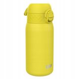 ION8 Geïsoleerde Stalen Waterfles, 320 ml/11 oz, Lekvrij, Makkelijk te Openen, Veilige Sluiting, Vaatwasserbestendig, Draaghandvat, Hygiënische Flip Cover, Duurzaam Roestvrij Staal, Geel