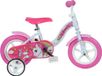 Dino Bikes Vélo enfant 10 pouce Licorne Rose/Blanc