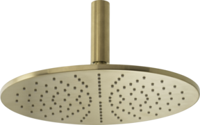 Blaufoss Blaufoss Round 300 rond regendouchekop met plafond douchearm 30 cm Brushed Champagne Gold