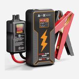 AutoXtreme Jumpstarter 12V pour Voiture – 960CCA – Boost Slim 16000 – Aide au démarrage avec Forcestart, écran LED & Powerbank – Incl. Lampe de poche & Mallette de rangement