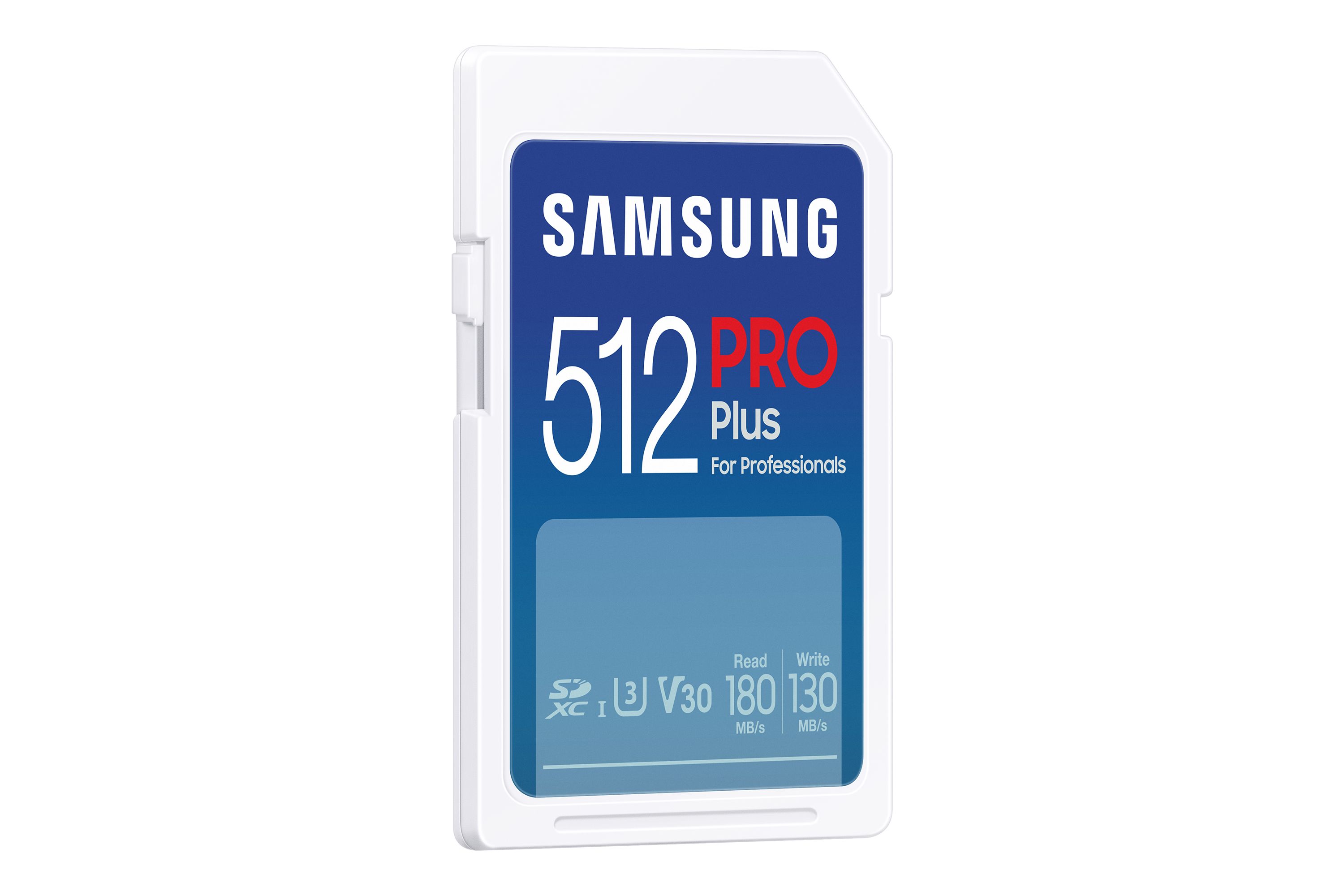 Samsung PRO Plus 512GB SDXC Memory Card - 180MB/s Read, 130MB/s Write