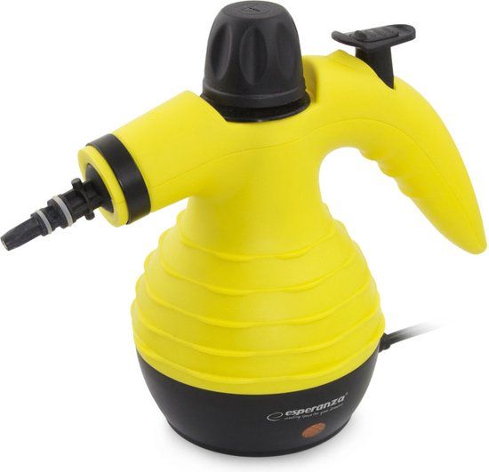 Merkloos Esperanza EHS001 Handstoomreiniger - 1050W - 0.35L - Zwart/Geel