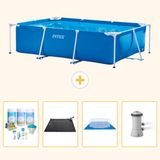 Intex Rechthoekig Frame Zwembad - 300 x 200 x 75 cm - Blauw