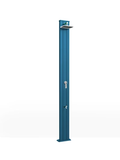 Arkema - SPRING A220 Douche solaire aluminium avec douchette à pied - 25 litres - Bleu clair