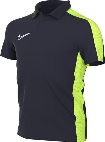 Nike Uniseks-Kind Short Sleeve Top Y Nk Df Acd23 Polo Ss, Obsidiaan/Volt/Wit, DR1350-452, XL