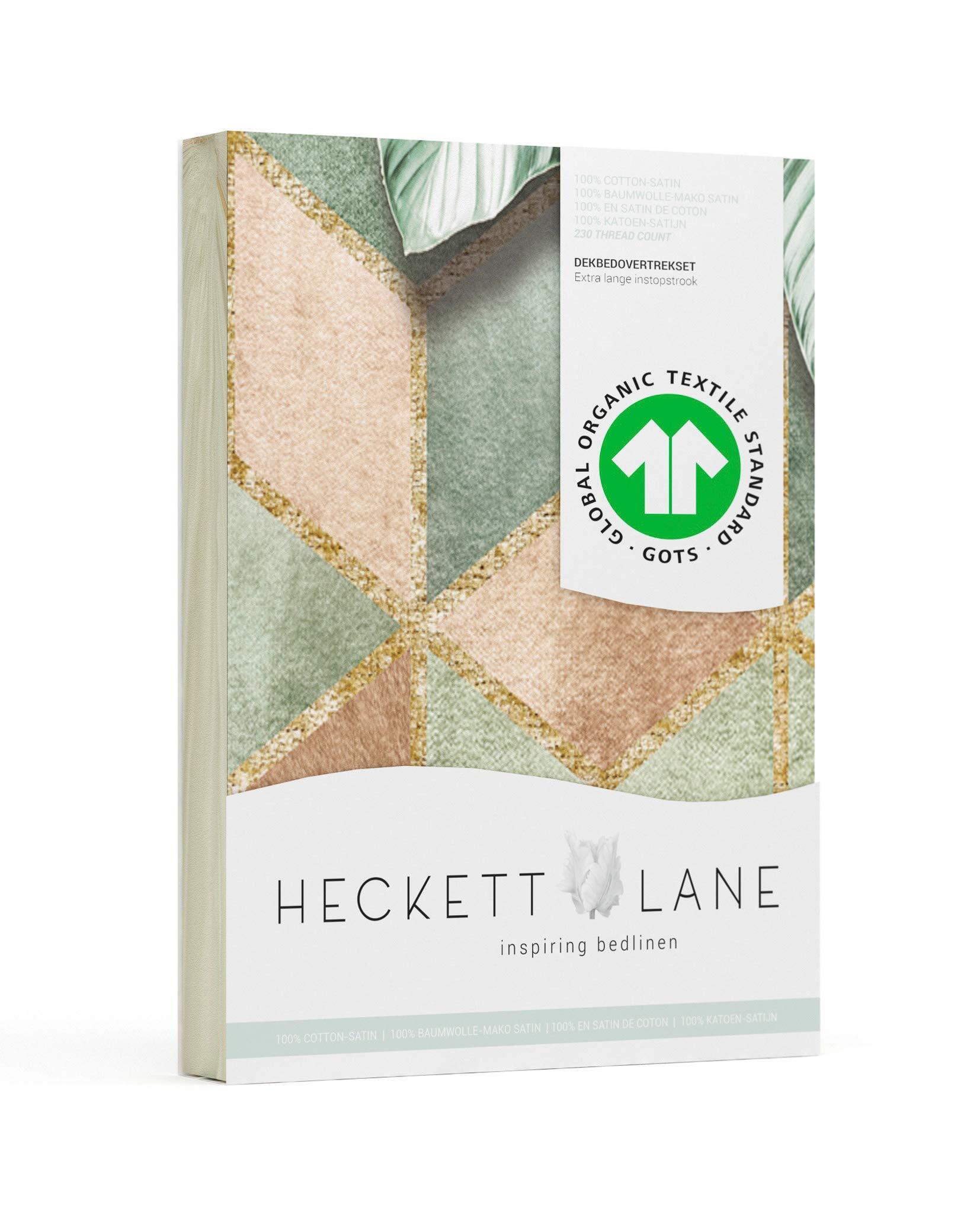 Heckett & Lane Heckett & Lane Kanta - Dekbedovertrek - Eenpersoons - 140x200/220 cm + 1 kussensloop 60x70 cm - Copper Forest