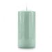 Cereria Di Giorgio - Gelakte kaars - grijs groen - 7x15 cm - 85 uur brandduur - met geschenkzakje