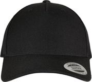 Flexfit YP CLASSICS 5PANEL PREMIUM CURVED VISOR Snapback Pet - Zwart