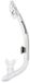 Scubapro Fusion Dry Duik Snorkel Wit