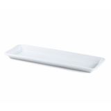 Plasticforte Plantenbak water onder opvangschaal - wit - rechthoek - 48 x 18 cm - Bloembakken