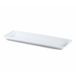 Plasticforte Plantenbak water onder opvangschaal - wit - rechthoek - 48 x 18 cm - Bloembakken