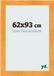 yd. Cadre photo 62x93 cm Orange MDF