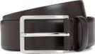 BOSS Leren Riem Erman-L Sz35 Leather Belt W115 Dark Brown Donkerbruin