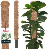 KOTARBAU® Kokosstok, Plantenstok, ⌀ 3,2 x 60 cm, Kokosstaaf, Klimhulp Monstera, Bruin, Kokosvezel